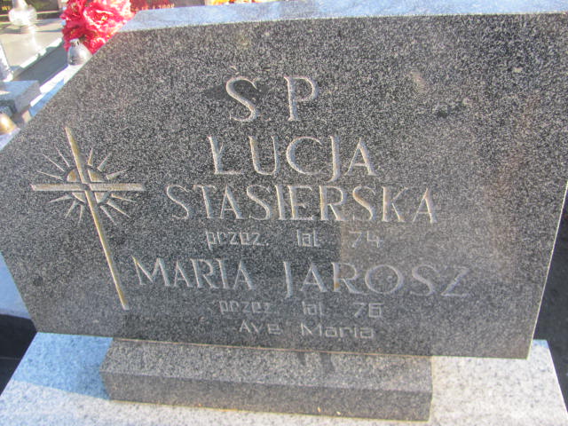 Marianna Jarosz 1885 Mikstat - Grobonet - Wyszukiwarka osób pochowanych