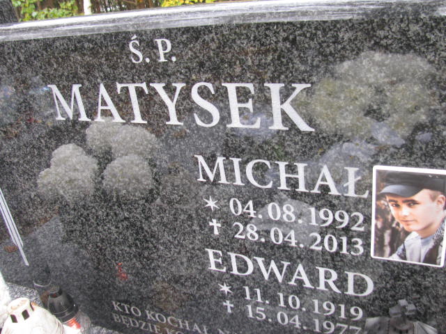 Michał Matysek 1992 Mikstat - Grobonet - Wyszukiwarka osób pochowanych