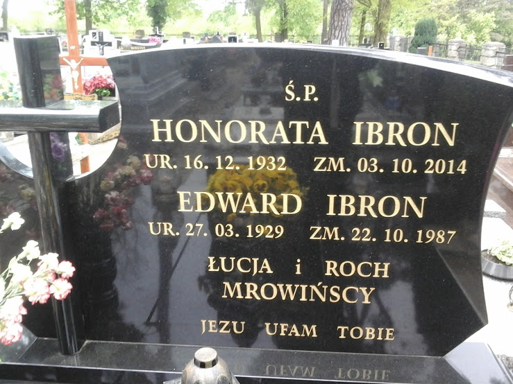Honorata Ibron 1932 Mikstat - Grobonet - Wyszukiwarka osób pochowanych