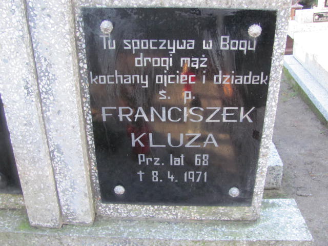 Franciszek Kluza 1903 Mikstat - Grobonet - Wyszukiwarka osób pochowanych