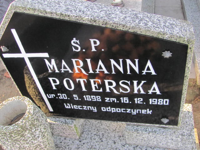 Marianna Poterska 1898 Mikstat - Grobonet - Wyszukiwarka osób pochowanych