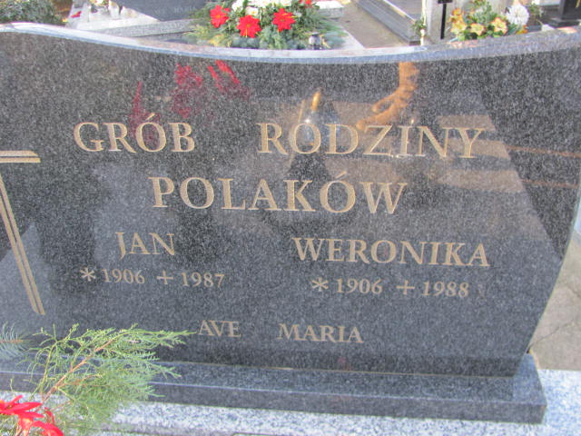 Jan Polak 1906 Mikstat - Grobonet - Wyszukiwarka osób pochowanych