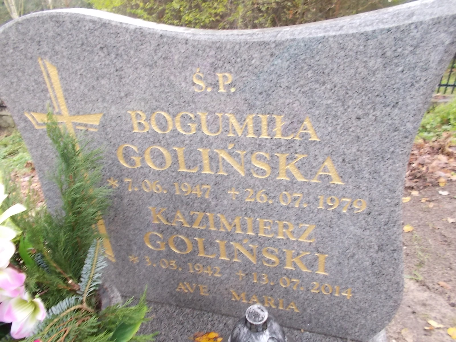 Bogumiła Golińska 1947 Mikstat - Grobonet - Wyszukiwarka osób pochowanych