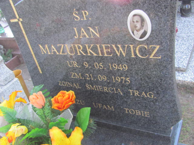 Grób Jan Mazurkiewicz