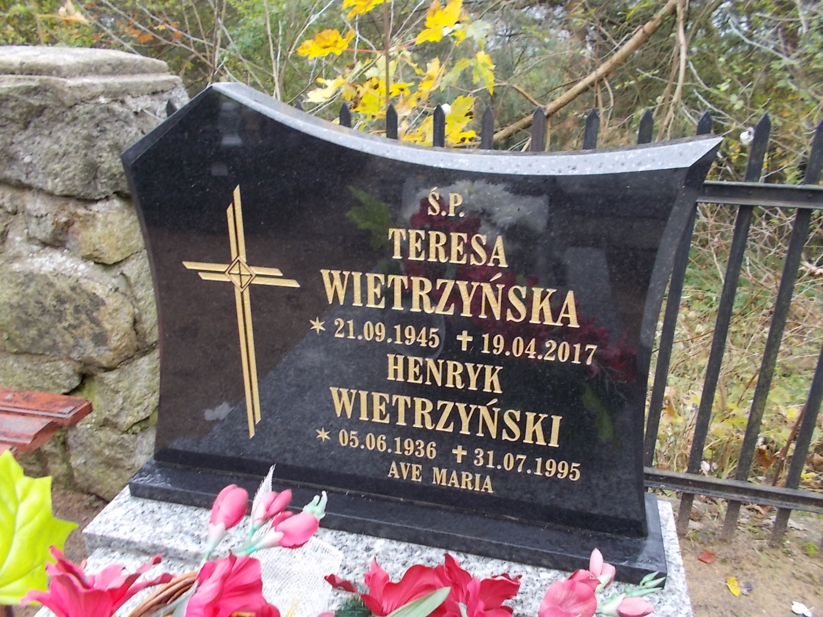 Grób Teresa Wietrzyńska